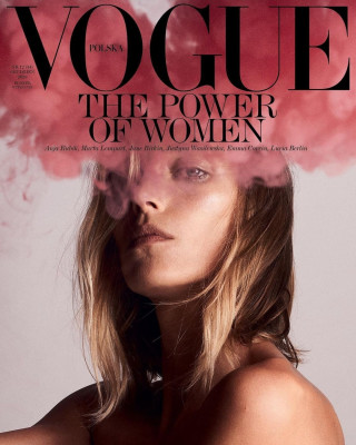 Anja Rubik by Herself for Vogue Poland || December 2020