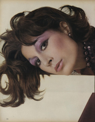 Anjelica Huston ~ US Vogue September 1972 by Richard Avedon 