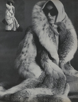 Anjelica Huston ~ US Vogue October 1972 by Irving Penn