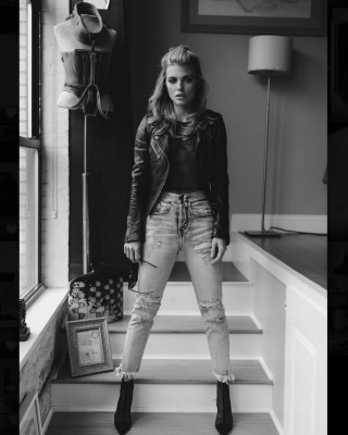 ANNALYNNE MCCORD at a Black and White Photoshoot 05/03/2020
