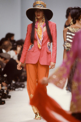 Anna Bayle for Christian Lacroix SS 1989