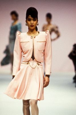 Anna Bayle for Emanuel Ungaro Haute Couture SS 1989