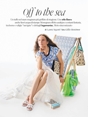 Anna de Rijk ~ Elle Italia Ago 2023 by Gilles Bensimon
