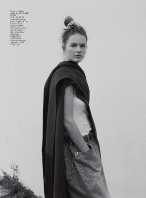 Anna Ewers ~ Vogue Italia Novembre 2023 by BRUNO STAUB