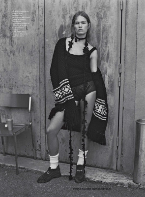 Anna Ewers ~ Vogue Italia Novembre 2023 by BRUNO STAUB