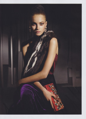 Anna Jagodzinska ~ Oscar de la Renta Fall/Winter 2009.10 by Craig McDean