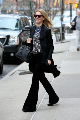 ANNABELLE WALLIS Out and About in New York 03/08/2017