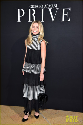 Annabelle Wallis Giorgio Armani Privé Haute Couture show during the Paris 2017