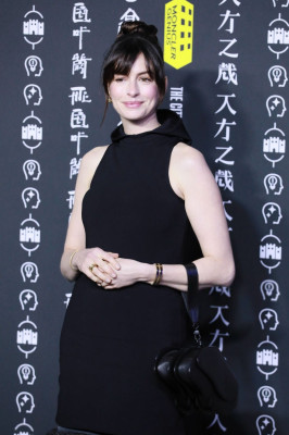 Anne Hathaway – at Moncler’s ‘City of Genius’ Event in Shanghai