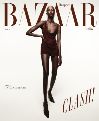 Anok Yai ~ Harper's Bazaar Italia March 2025 by Willy Vanderperre