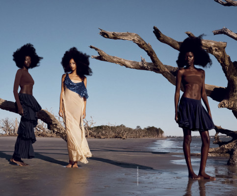 Anok Yai ~ Vogue Germany March 2025 by Tyler Mitchell
