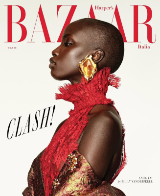 Anok Yai ~ Harper's Bazaar Italia March 2025 by Willy Vanderperre