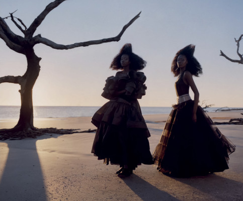 Anok Yai ~ Vogue Germany March 2025 by Tyler Mitchell