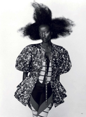 Anok Yai ~ Vogue Germany March 2025 by Tyler Mitchell
