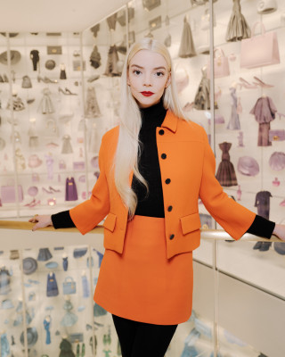Anya Taylor-Joy - Dior La Galerie at the 30 Montaigne Boutique in Paris 03/02/22