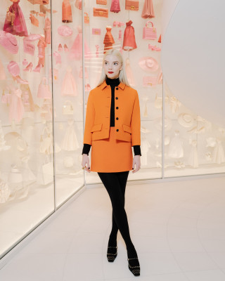 Anya Taylor-Joy - Dior La Galerie at the 30 Montaigne Boutique in Paris 03/02/22
