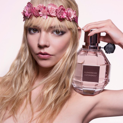 Anya Taylor-Joy - Viktor and Rolf &#039;Flowerbomb Dev&#039; Fragrance (2020)