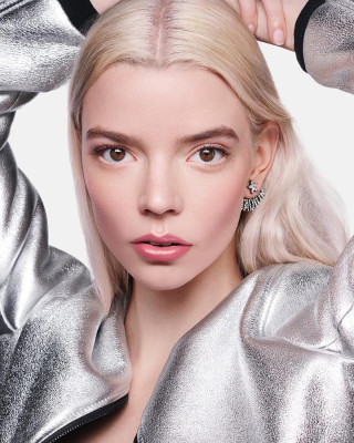 Anya Taylor-Joy by Dan Beleiu for Dior Addict Lip Maximizer Plumping Gloss 2023