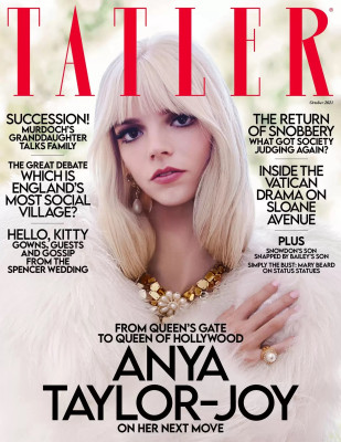 Anya Taylor-Joy by Jack Waterlot for Tatler // October 2021 