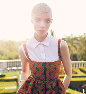 Anya Taylor-Joy by Zoey Grossman for Elle // May 2021