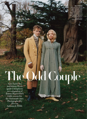 ANYA TAYLOR-JOY and Johnny Flynn in Vogue Magazine, February 2020
