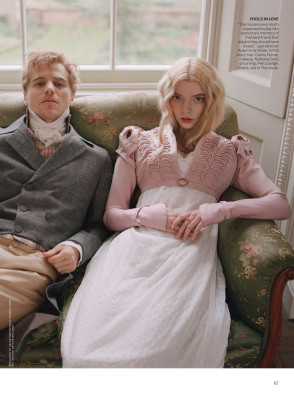 ANYA TAYLOR-JOY and Johnny Flynn in Vogue Magazine, February 2020