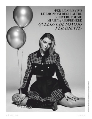 Anya Taylor-Joy- Vanity Fair Magazine, Italy January 2019