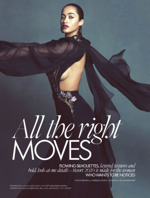 ARIANNA ARRINGTON in Elle Magazine, UK January 2020