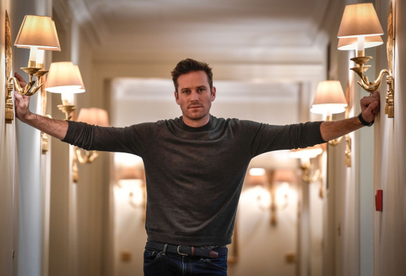 Armie Hammer by Stephane De Sakutin at Bristol Palace Hotel in Paris 12/04/2018