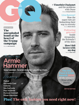 Armie Hammer by Eric Ray Davidson for British GQ // November 2020