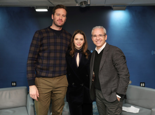 Armie Hammer - SiriusXM in New York 12/13/2018