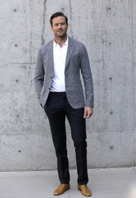 Armie Hammer - Emporio Armani SS 2018 Show at MFW 06/17/2017