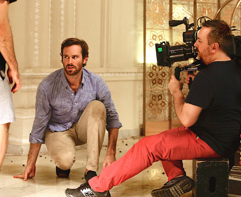 Armie Hammer - Hotel Mumbai (2018) On Set