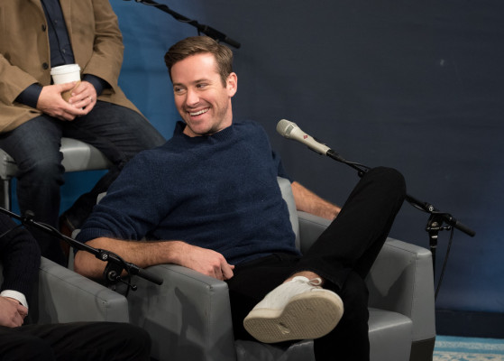 Armie Hammer - SiriusXM in New York 11/27/2017