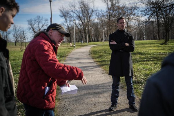 Armie Hammer - &#039;The Dark Knight&#039;, On Set in Zagreb 01/28/2025