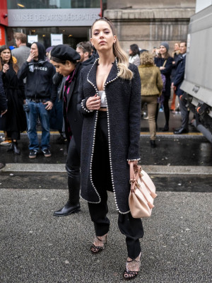 Ashley Benson - Giambattista Valli Show in Paris (Arrival) // March 02, 2020