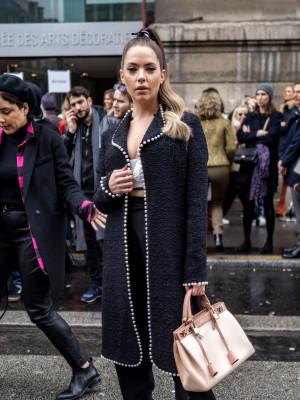 Ashley Benson - Giambattista Valli Show in Paris (Arrival) // March 02, 2020