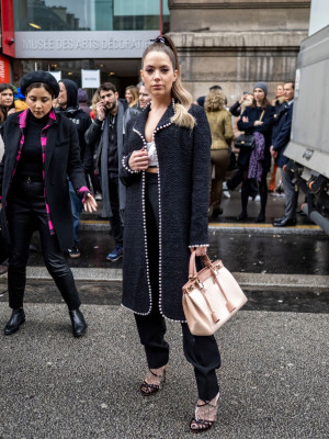 Ashley Benson - Giambattista Valli Show in Paris (Arrival) // March 02, 2020