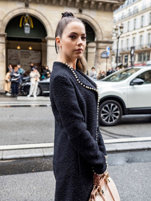 Ashley Benson - Giambattista Valli Show in Paris (Arrival) // March 02, 2020