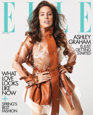 Ashley Graham- Elle Magazine, February 2019