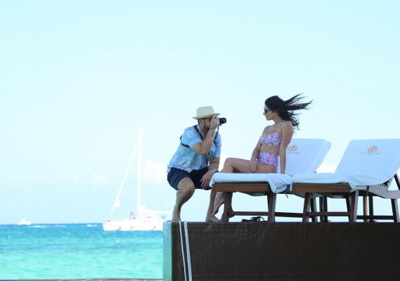 Ashley Greene-Beach in Mexico