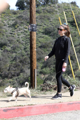 Ashley Greene-Hiking with Friends in Los Angeles