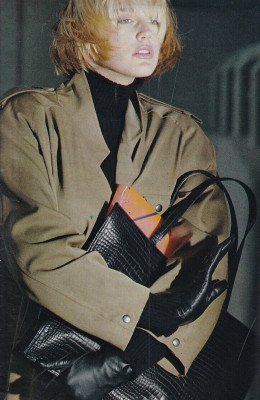 Ashley Richardson for Elle France 1984 February  