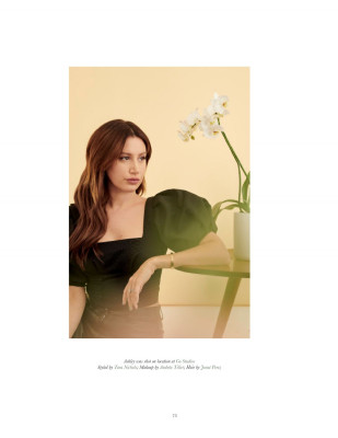 ASHLEY TISDALE in Rose &amp; Ivy Journal, December 2019