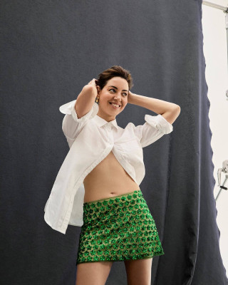 Aubrey Plaza ~ J.Crew photoshoot 04/23/2023