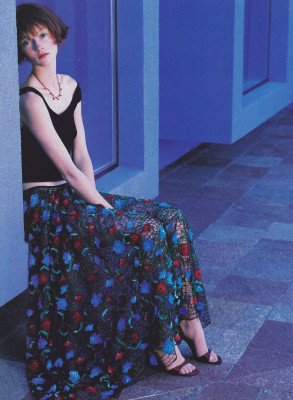 Audrey Marnay ~ US Vogue September 1999 by Herb Ritts