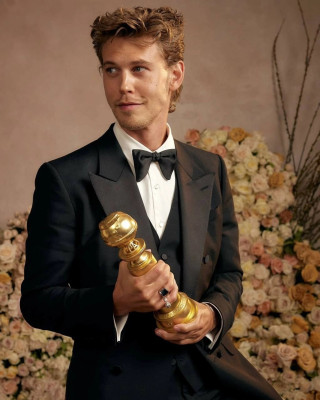 Austin Butler by Raven B. Varona for 80th Golden Globe Awards in LA 01/10/2023