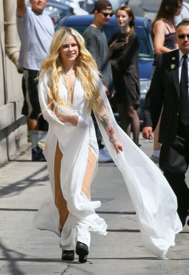 Avril Lavigne Leaving Jimmy Kimmel Live! 09/12/2018