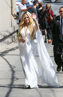Avril Lavigne Leaving Jimmy Kimmel Live! 09/12/2018