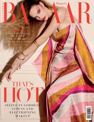 Barbara Palvin by Yu Tsai for Harper&#039;s Bazaar Singapore (Feb 2022)